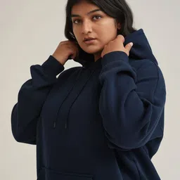 FFLIRTYGO Women Plus Size Hooded Sweatshirt-image-100