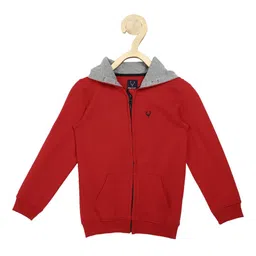Allen Solly Junior Boys Red Sweatshirt-image-87