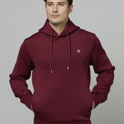 Celio Hooded Long Sleeves Cotton Pullover-image-17