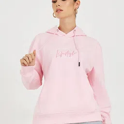 Styli Typography Printed Hooded Neck Long Sleeve Cotton Regular Fit Pullover Sweatshirt-image-78