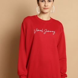 mack jonney VIMAL JONNEY Typography Printed Pullover Fleece Sweatshirt-picture-30