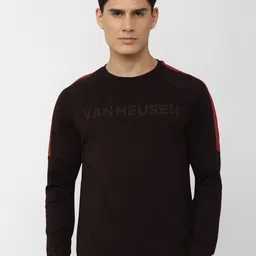 Van Heusen Flex Men Maroon Printed Sports Sweatshirt-picture-25