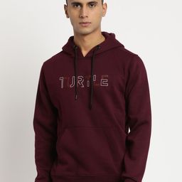 Turtle Men Typography Printed Hooded Pullover Sweatshirt-picture-9