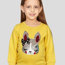 Peppermint Girls Embellished Sequinned Sweatshirt-image-40