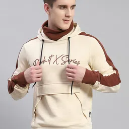 rock.it Typographic Printed Hooded Pullover Sweatshirt-image-3
