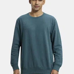 Jockey Combed Cotton French Terry Sweatshirt with Ribbed Cuffs-2716-image-71