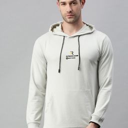 SHOWOFF Men Grey Embroidered Hooded Sweatshirt-image-43