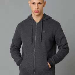 Voi Jeans Hooded Neck Fleece Sweatshirt-picture-11