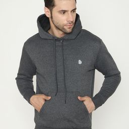 Bonjour Hooded Cotton Sweatshirt-image-61