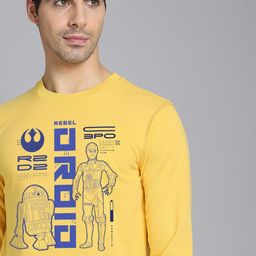Free Authority Men Yellow Star Wars Printed Sweatshirt-image-14