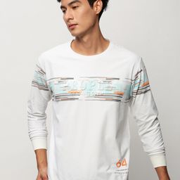 SHOWOFF Round Neck Graphic Printed Cotton Sweatshirt-image-48
