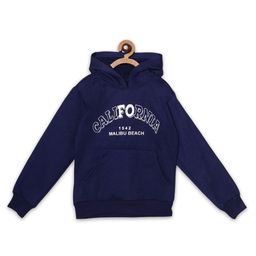 Fashionable Girls Typography Printed Hooded Sweatshirt-image-98