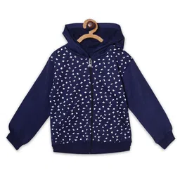 Fashionable Girls Conversational Printed Hooded Sweatshirt-image-68