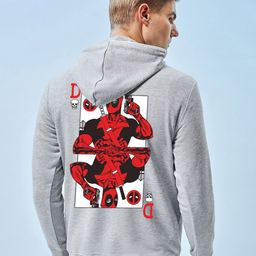 Bewakoof Graphic Printed Hooded Cotton Pullover Sweatshirt-picture-12