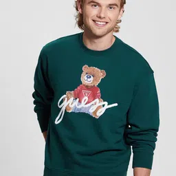 GUESS Men Graphic Printed Hooded Sweatshirt-image-34