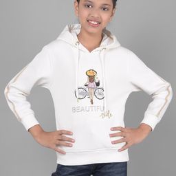 Crimsoune Club Girls Graphic Embroidered Hooded Embellished Sweatshirt-image-68