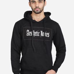 Aesthetic Bodies Men Black Printed Hooded Sweatshirt-image-47