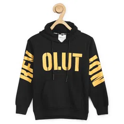 Provogue Boys Typography Printed Hooded Sweatshirt-picture-49