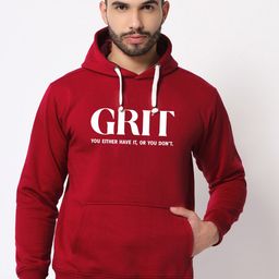 FFLIRTYGO Typography Printed Hooded Fleece Sweatshirt-picture-15