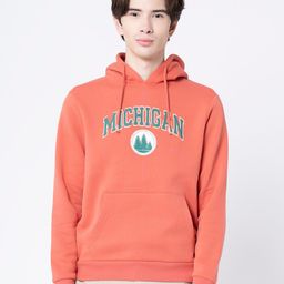 Red Tape Typography Printed Hooded Cotton Pullover Sweatshirt-image-96