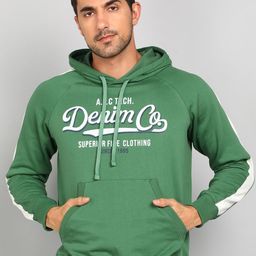 Alan Jones Typography Printed Hooded Pullover Sweatshirt-image-56