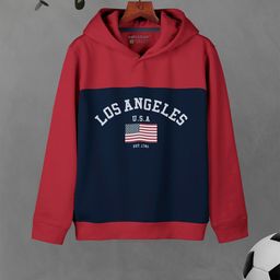 HELLCAT Boys Typography Printed Hooded Sweatshirt-image-52