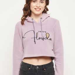Duke Women Printed Hooded Cotton Sweatshirt-image-54