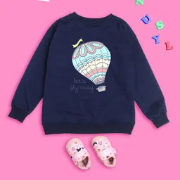 NUSYL Girls Printed Oversized Sweatshirt-picture-32