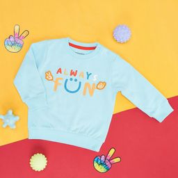 Pantaloons Baby Infants Boys Typography Printed Cotton Sweatshirt-image-95