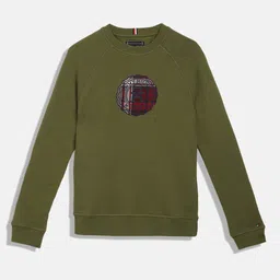 Tommy Hilfiger Boys Graphic Printed Cotton Sweatshirt-10