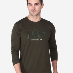 Steele Typography Printed Pure Cotton Pullover-image-82