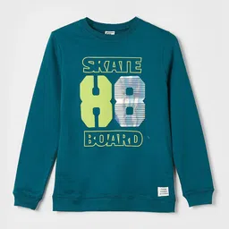 Fame Forever by Lifestyle Boys Typography Printed Cotton Sweatshirt-picture-14