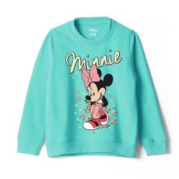 Wear Your Mind Girls Minnie Mouse Printed Pure Cotton Sweatshirt-image-53
