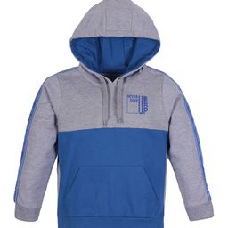 PLUM TREE Boys Blue Colourblocked Hoodie Sweatshirt-image-46