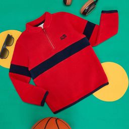 Pantaloons Junior Boys Colourblocked Pullover Sweatshirt-31