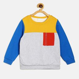 MINI KLUB Boys Colourblocked Sweatshirt-image-88