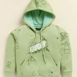 CRAZYPENGUIN ELITE Boys Printed Hooded Sweatshirt-image-6