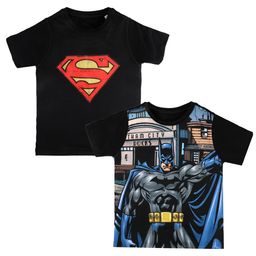 DC by Wear Your Mind Boys Black & Blue Set Of 2 Printed T-shirt-image-63