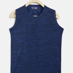 CHIMPRALA Boys Blue Self Design Outdoor Sports T-shirt-image-85