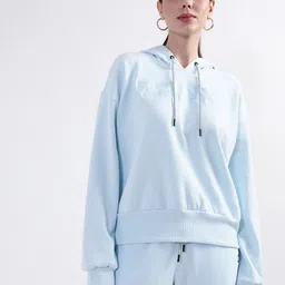 DKNY Hooded Cotton Sweatshirt-image-39