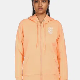 U S Polo Assn Women Orange Hooded Sweatshirt-image-47