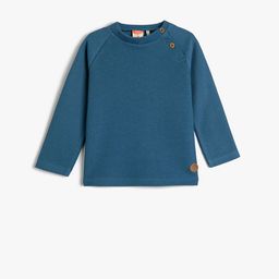 Koton Boys Round Neck Pure Cotton Sweatshirt-image-28