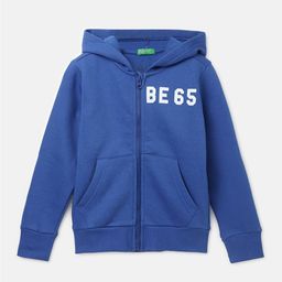United Colors of Benetton Boys Hooded Front-Open Sweatshirt-image-22