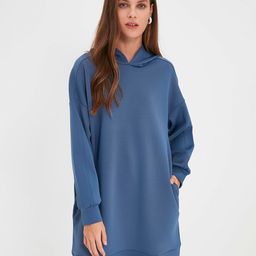 Trendyol Women Navy Blue Sweatshirt-image-20