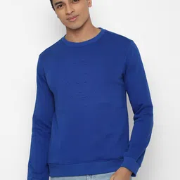 Allen Solly Men Navy Blue Sweatshirt-picture-53