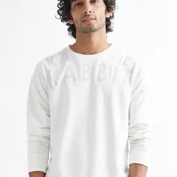 RARE RABBIT Men Oren Typography Printed Sweatshirt-image-67