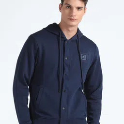 Flying Machine Hooded Front-Open Sweatshirt-image-0