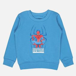 Bodycare Kids Infant Boys Spider-Man Printed Round Neck Fleece Pullover-image-75