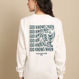 Obaan Women White Printed Sweatshirt-picture-11