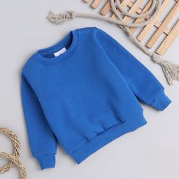 Knitting Doodles Kids Round Neck Fleece Pullover-image-54